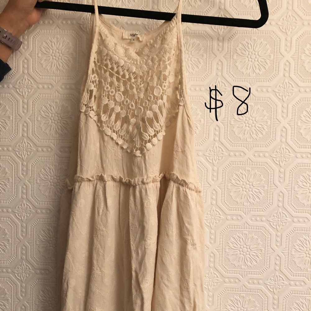 Lightweight high neck dress